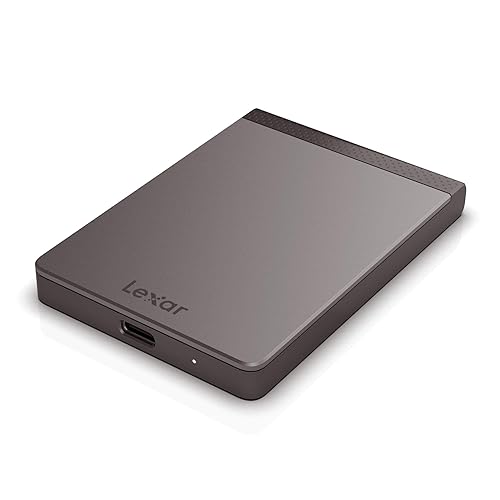 Lexar SL200 1TB Portable SSD, Up to 550MB/s, USB-C, External Solid