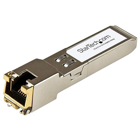 StarTech.com Extreme Networks 10338 Compatible SFP+ Module - 1000BASE-T - SFP+ to RJ45 Cat6/Cat5e - 10GE Gigabit Ethernet SFP+ - RJ-45 30m - (10338-ST)
