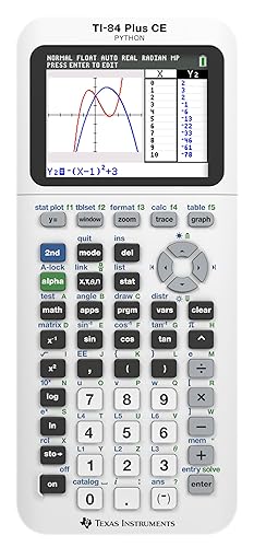 Texas Instruments TI-84 Plus CE Graphing Calculator - White White Standard Packaging