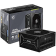 MSI MAG A850GLS PCIE5 Gaming Power Supply - Full Modular - 80 Plus Gold Certified 850W - Compact Size - ATX 3.1 and PCIE 5.1 Ready - 10 Year Warranty MAG A850GLS PCIE5 850W Gold
