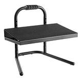 Height Adjustable Steel Footrest with Handle