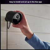 Philips Hue Secure Camera Low-Volt Extension Cable - 9.8 ft (3 Meters) - Black - 1 Pack