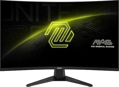 MSI MAG 325CQF 32-inch 2560 x 1440 (QHD) Gaming Monitor, 180Hz, Adaptive-Synch, HDMI, DisplayPort, VESA Mountable, Tilt, Height Adjustable, Speaker, 0.5ms, Black