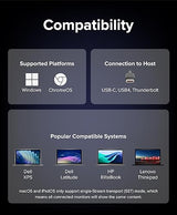 Plugable USB C to HDMI Multi Monitor Adapter | Triple 4K60 Displays | Driverless MST Hub for Windows, Chrome OS, USB-C, Thunderbolt, USB4 Laptops | Multi HDMI Ports, HDR & HDCP Compliant (USBC-MSTH3)