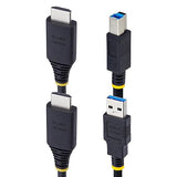 StarTech.com 10ft (3m) HDMI and USB 5Gbps KVM Cable, 4K 60Hz, HDMI 2.0 and USB Combo Cable for KVM Switch