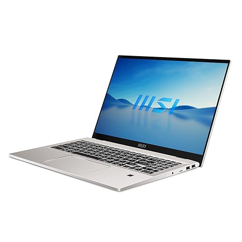 MSI Prestige 16 EVO 16 QHD+ 165Hz Laptop: Intel Core i5-13500H, Intel Iris Xe, 32GB DDR5, 1TB NVMe SSD, Thunderbolt 4, HDMI, MicroSD Card Reader, Win 11 Pro: Urban Silver A13M-407US
