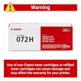 Canon Genuine 072 Black Toner Cartridge High Capacity Compatible with MF280 Series and LBP172dw