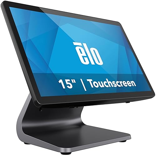 Elo E-Series 3-15.6 Touchscreen Computer - 10 Touch, 1920 x 1080, Windows 11, N97 Processor, 8GB RAM, 128GB SSD, WiFi, Dark Gray