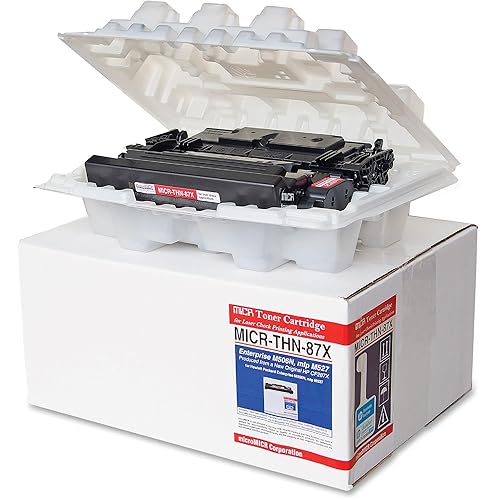 Micromicr MICRTHN87X MICR Toner Cartridge - Black