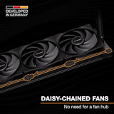be quiet! Pure Loop 3 360mm All-in-One Water Cooling for Overclocked AMD/Intel Systems, 3X Pure Wings 3 120mm PWM High-Speed Fans, High Static Pressure, Whisper-Quiet PWM Pump