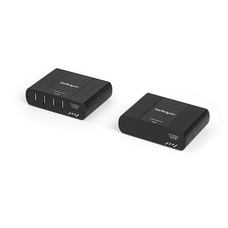 StarTech.com 4 Port USB 2.0 Extender Over Ethernet/IP Network Hub - Up to 330ft (100m) - USB Over Gigabit LAN or Direct Cat5e/Cat6 Cable (RJ45) Extender Adapter - USB Extender Kit (USB2G4LEXT2NA)