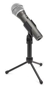 Samson Q2U Handheld Dynamic USB Microphone Recording and Podcasting Pack Q2U Gray
