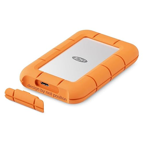 LaCie Rugged Mini SSD 500GB Solid State Drive - USB 3.2 Gen 2x2, speeds up to 2000MB/s, Compatible with PC, Mac, and iPad (STMF500400)