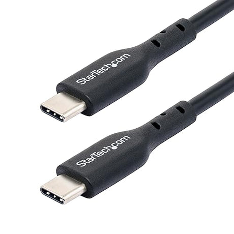 StarTech.com 3ft (0.9m) USB-C Charging Cable, USB C Cable, USB 2.0 Type-C Laptop Charger Cord, 60W 3A Power Delivery, M/M