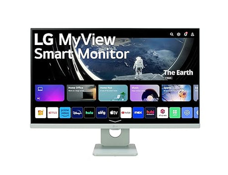 LG 27 FHD IPS MyView Smart Monitor with webOS and Built-in Speakers, Green Green 27 Tilt only FHD