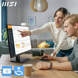 MSI PRO MP243L E14 24-inch IPS 1920 x 1080 (FHD) Gaming Office Monitor, 144Hz, Adaptive-Synch, HDR Ready, HDMI, VGA Port,VESA Mountable, Tilt, 4-Side Slim Bezel,1ms, Black