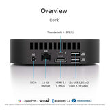 ASUS NUC 14 Pro AI Microsoft Copilot+ AI PC with Intel Series 2 Core Ultra 9 288V, 32GB LPDDR5x RAM, 1TB NVMe SSD, Thunderbolt™ 4, WiFi 7, Win 11 Pro, Voice Command, Toolless Chassis Access, Mini PC