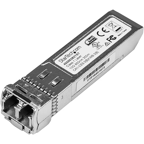 StarTech.com HPE 455883-B21 Compatible SFP+ Module - 10GBASE-SR - 10GbE Multi Mode (MMF) Fiber Optic Transceiver - 10GE Gigabit Ethernet SFP+ - LC 300m - 850nm - DDM HPE 6120XG, 6120G (455883B21ST) Single 455883-B21