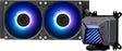 MSI MAG CORELIQUID A15 240 - AIO ARGB CPU Liquid Cooler - 240mm Radiator - AM5, LGA 1851 Ready - Dual 120mm ARGB PWM Fans, Black