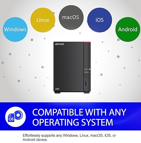 Buffalo LinkStation LS720D NAS Ethernet LAN BK ‎LS720D0802