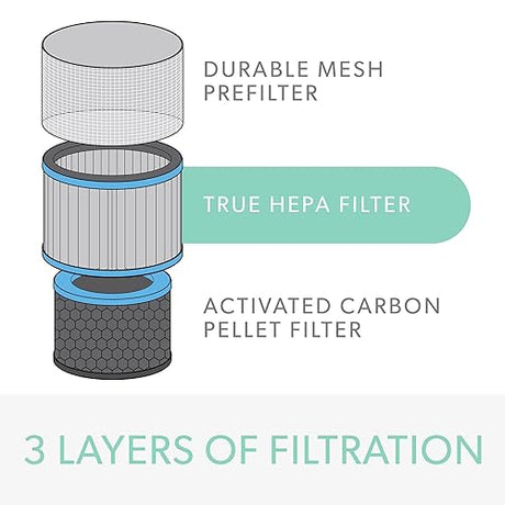 TruSens DuPont Allergy & Flu Filter with True HEPA for Z-3000 TruSens Air Purifier (Large) Allergy & Flu Filter - Large