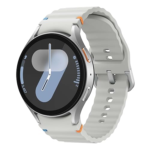 Samsung Galaxy Watch 7 44mm Bluetooth AI Smartwatch w/Energy Score, Wellness Tips, Heart Rate Tracking, Sleep Monitor, Fitness Tracker, 2024, Silver [US Version, 1Yr Manufacturer Warranty] Silver 44mm Watch7 Only Bluetooth