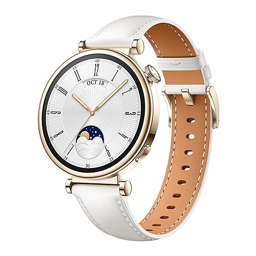 HUAWEI Watch GT 4 41mm Smartwatch 7 Day Battery Life Scientifically Based Calorie Management Pulse Wave Arrhythmia Analysis Women's Health Management 3.0 White 41mm White Watch