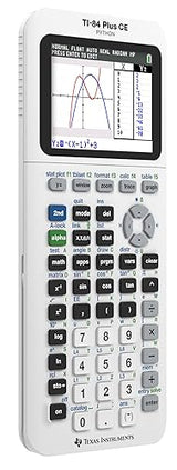 Texas Instruments TI-84 Plus CE Graphing Calculator - White White Standard Packaging