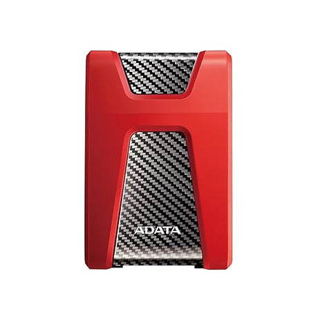 ADATA HD650 1TB Anti-Shock External Hard Drive, Red (AHD650-1TU3-CRD) 1 TB Red