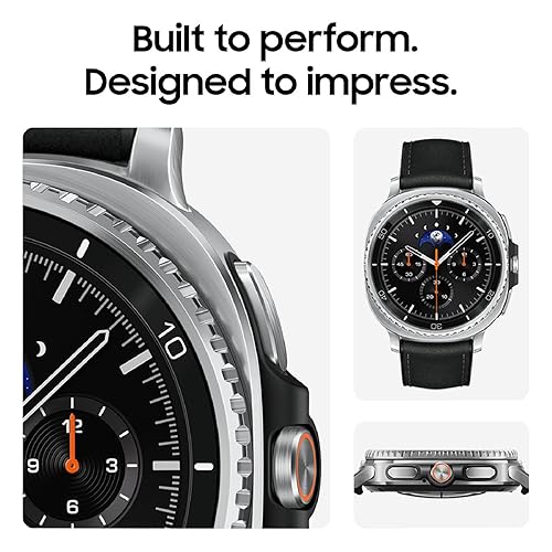 Samsung Galaxy Watch 8 Classic (2025) 46mm Bluetooth Smartwatch, Cushion Design, Rotating Bezel, Quick Button, Sleep Coaching, Running Coach, Energy Score, White [US Version, 2 Yr Warranty] (Renewed) White 46mm Bluetooth Watch8 Classic