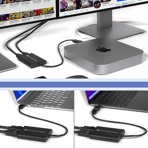 SoNNeT DisplayLink Dual 4K DisplayPort Adapter