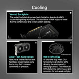 ASUS Dual GeForce RTX™ 5050 8GB GDDR6 OC Edition (PCIe 5.0, 8GB GDDR6, DLSS 4, HDMI 2.1b, DisplayPort 2.1b, 2-Slot, Axial-tech Fan Design, 0dB Technology, Dual BIOS and More)