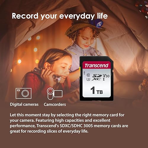 Transcend 1TB SDXC/SDHC 300S Memory Card TS1TSDC300S