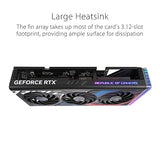 ASUS ROG Strix GeForce RTX 4070 Super OC Edition Gaming Graphics Card (PCIe 4.0, 12GB GDDR6X, DLSS 3, HDMI 2.1a, DisplayPort 1.4a, Massive Vented Backplate, Power Sensing, Aura Sync) RTX 40 Super Series ROG Strix RTX4070 Super|OC