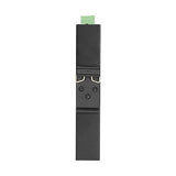 Black Box LGC280 Series Gigabit Industrial Media Converter SFP - 1 x Network (RJ-45) - Gigabit Ethernet - 10/100/1000Base-T, 1000Base-X - 1 x Expansion Slots - SFP (mini-GBIC) - 1 x SFP Slots - Rail-m
