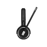 Sennheiser SDW 5063 (506588) - Double-Sided (Binaural) Wireless DECT Headset for PC/Softphone Connection Dual Microphone Ultra Noise Cancelling, Black