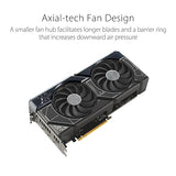 ASUS Dual GeForce RTX™ 4070 Super Graphics Card (PCIe 4.0, 12GB GDDR6X, DLSS 3, HDMI 2.1, DisplayPort 1.4a, 2.56-Slot Design, Axial-tech Fan Design, Auto-Extreme Technology, and More)