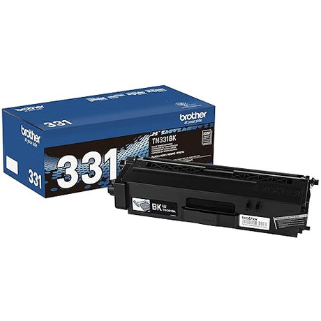 Brother TN 331BK Black Toner Cartridge, Standard