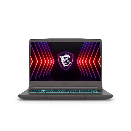 MSI Thin A15 15.6” 144Hz FHD Gaming Laptop: Ryzen 5-7535HS, NVIDIA Geforce RTX 3050, 16GB DDR5, 512GB NVMe SSD, WiFi 6E, Bluetooth 5.3, Win 11: Black B7UC-473US 512GB Ryzen 5-7535HS RTX 3050 16GB