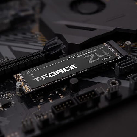 TEAMGROUP T-Force CARDEA Zero Z44Q 2TB DRAM QLC Cache, NVMe1.4 PCIe Gen4x4 M.2 2280 Gaming SSD Read/Write 5,000/3,700 MB/s TM8FPQ002T0C327 2TB Zero QLC