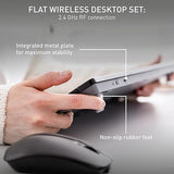 Cherry Desktop STREAM [US/EU] Wireless black US-Layout mit EUR-Symbol