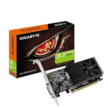GIGABYTE GV-N1030D4-2GL GeForce GT 1030 Low Profile D4 2G Computer Graphics Card