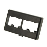 Panduit CWPP12WBL 12-Port Flat Patch Panel with Wall-Mount Bracket, Black