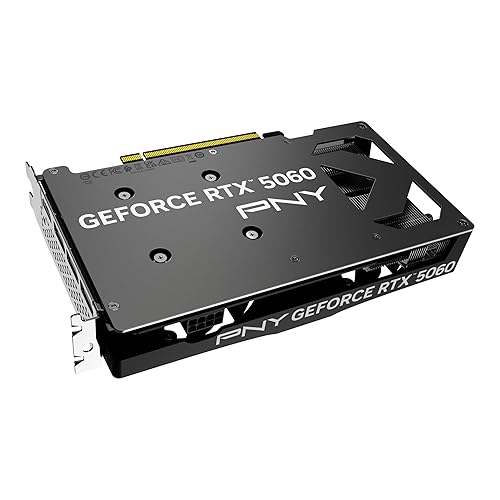 PNY Graphics Card GEFORCE RTX™ 5060 8GB Dual Fan DLSS 4 RTX 5060 LED
