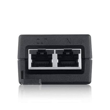 ZYXEL PoE Plus 30W 2.5G Injector - MultiGig up to 2.5G - 30W PoE+ - Single Port - Black