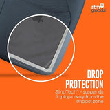 STM Myth 18L Backpack - Durable, Stylish, and Practical Laptop Backpack with Multiple Pockets - Fits 15 Laptop and 16 MacBook Pro with Maximum Laptop Protection - Magnet Black