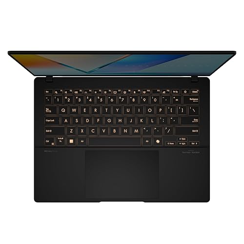 ASUS Vivobook S 14 OLED Slim Laptop, AMD Ryzen AI 9 365(10 Cores), 24GB, 512GB SSD, Customizable RGB Keyboard, Neutral Black, M5406WA-DS76 Ryzen AI 9 | 24GB | 512GB