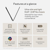 ASUS Vivobook S 14 OLED Slim Laptop, AMD Ryzen AI 9 365(10 Cores), 24GB, 512GB SSD, Customizable RGB Keyboard, Neutral Black, M5406WA-DS76 Ryzen AI 9 | 24GB | 512GB