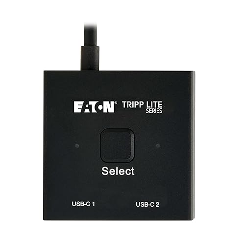 Tripp Lite 2x1 Bi-Directional USB-C Switch, 10 Gbps Data Transfer, 8K@60Hz or 4K@120Hz Video, 100W PD Charging, USB 3.2 Gen 2, HDCP Passthrough, No Software Needed, 3-Year Warranty (U415-002-BDS)