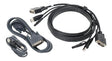 IOGEAR G2L7203UTAA3 Dual View DVI USB KVM Cable Kit with (TAA) Audio Dual View DVI, USB KVM